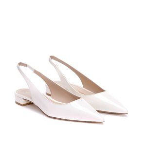 Brand New Stuart Weitzman Slingback Pumps (Color: Seashell)